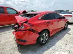 2019 Honda Civic Lx Red vin: 2HGFC2F65KH542798