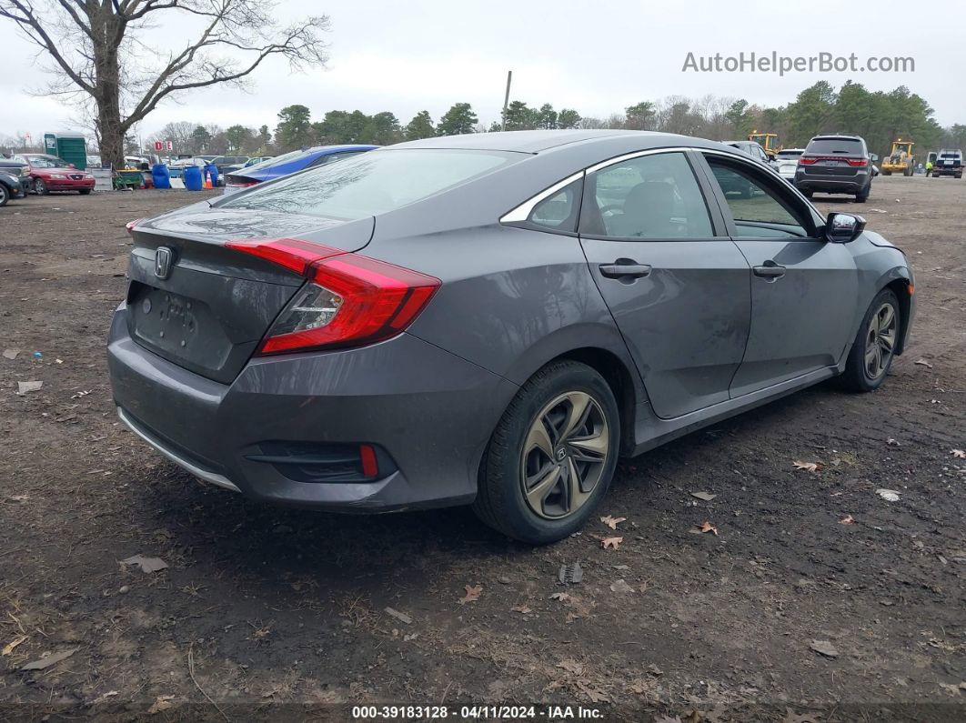 2019 Honda Civic Lx Gray vin: 2HGFC2F65KH575669