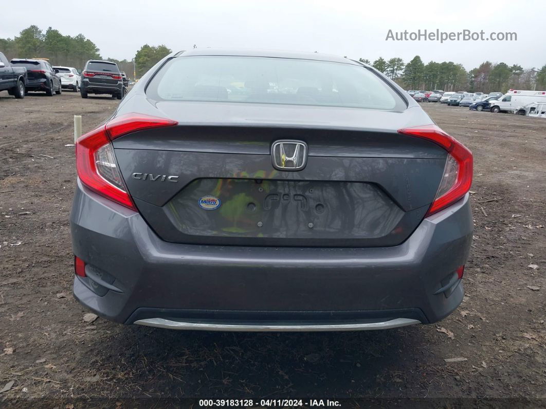 2019 Honda Civic Lx Gray vin: 2HGFC2F65KH575669