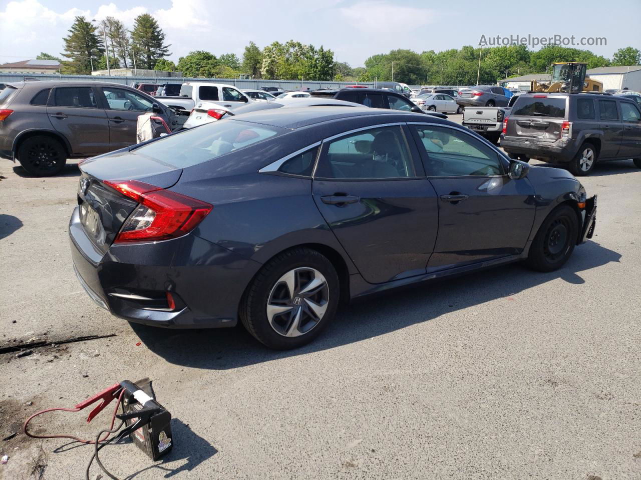 2019 Honda Civic Lx Charcoal vin: 2HGFC2F65KH586901