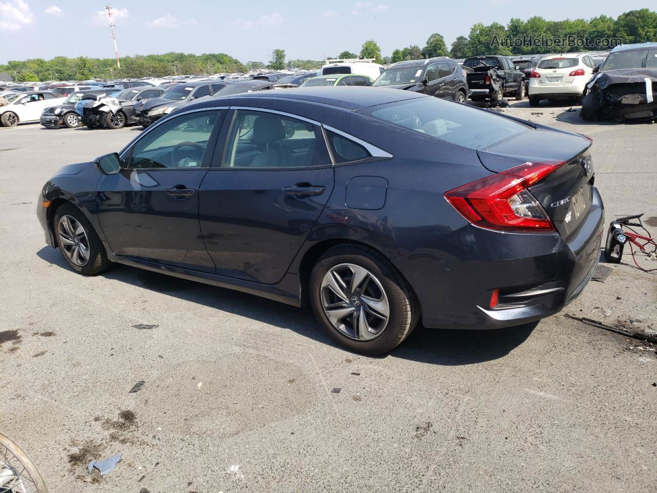 2019 Honda Civic Lx Charcoal vin: 2HGFC2F65KH586901