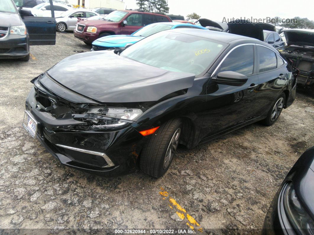 2019 Honda Civic Sedan Lx Black vin: 2HGFC2F65KH596005