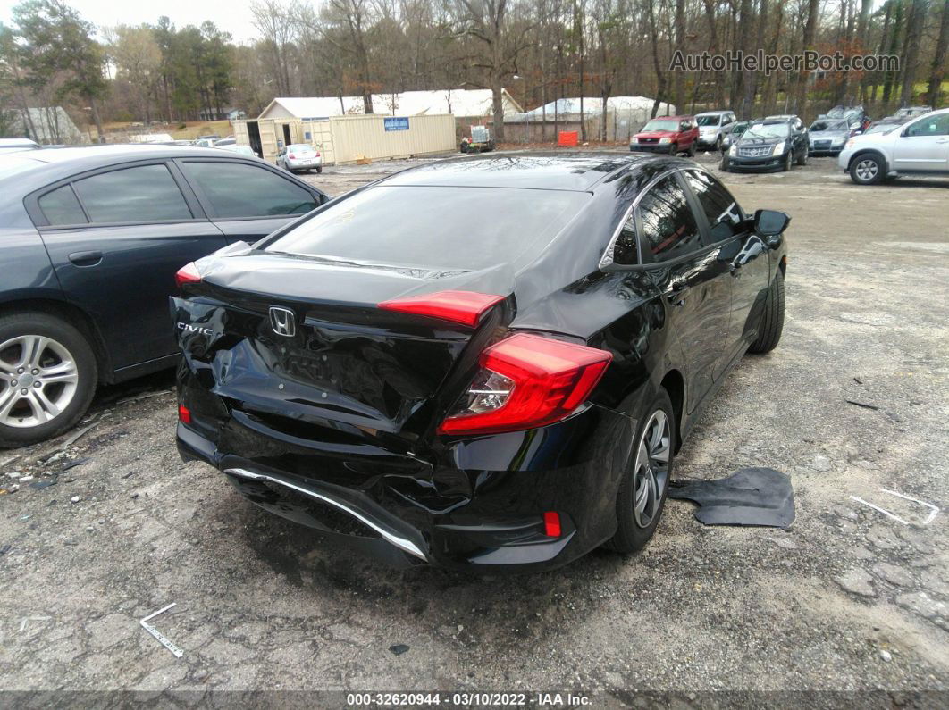 2019 Honda Civic Sedan Lx Black vin: 2HGFC2F65KH596005