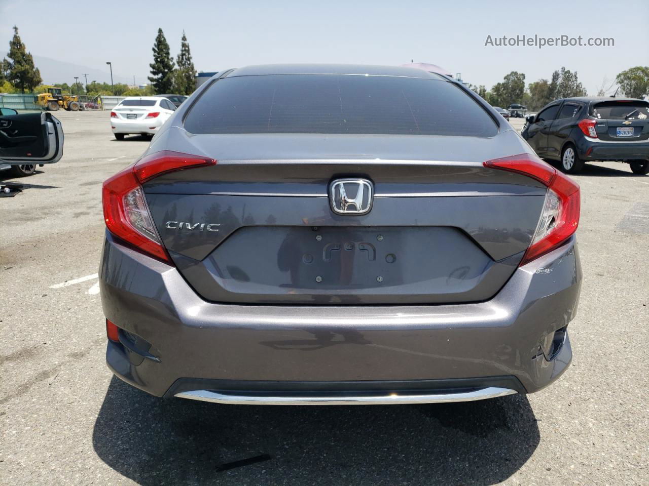 2020 Honda Civic Lx Gray vin: 2HGFC2F65LH507177