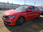 2020 Honda Civic Lx Red vin: 2HGFC2F65LH515599