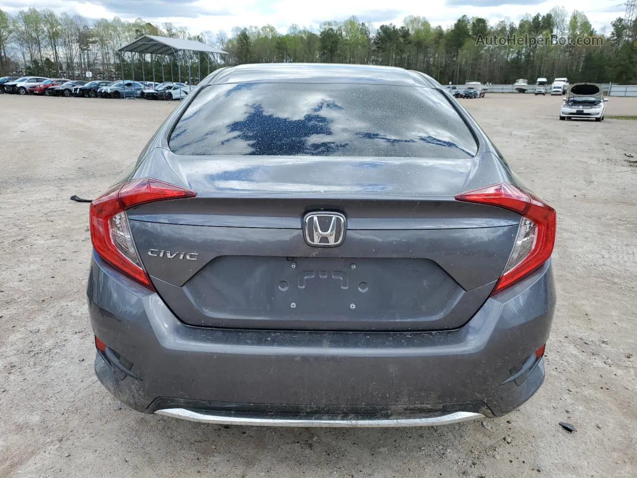 2020 Honda Civic Lx Gray vin: 2HGFC2F65LH530961