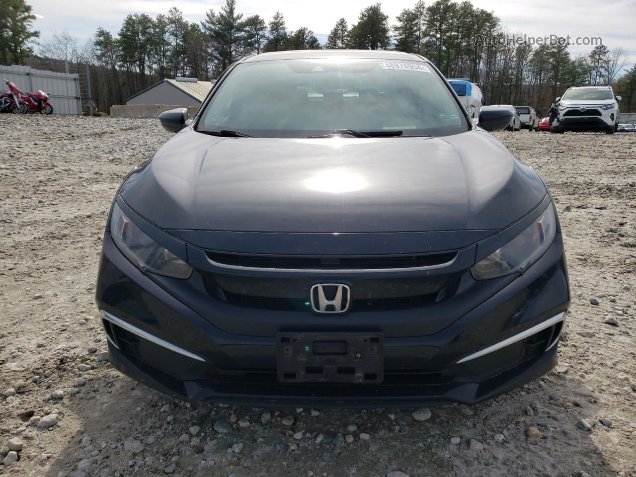 2020 Honda Civic Lx Черный vin: 2HGFC2F65LH555424