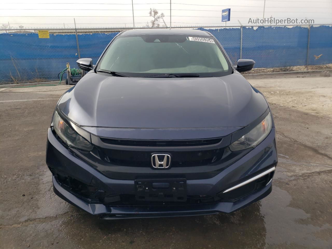 2020 Honda Civic Lx Blue vin: 2HGFC2F65LH564592