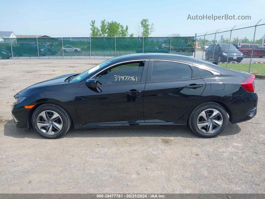 2020 Honda Civic Lx Black vin: 2HGFC2F65LH601544