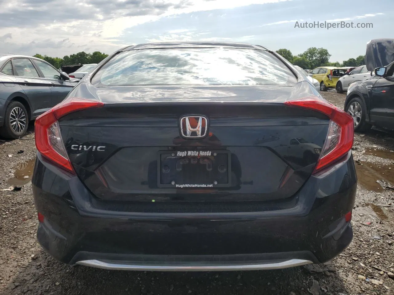 2019 Honda Civic Lx Черный vin: 2HGFC2F66KH512449