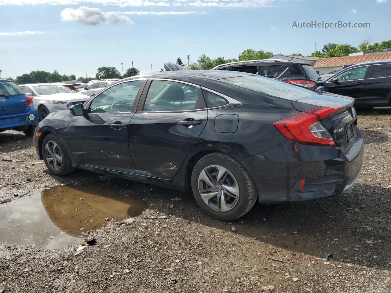 2019 Honda Civic Lx Черный vin: 2HGFC2F66KH512449