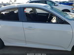 2019 Honda Civic Lx White vin: 2HGFC2F66KH539697