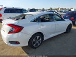 2019 Honda Civic Lx White vin: 2HGFC2F66KH539697