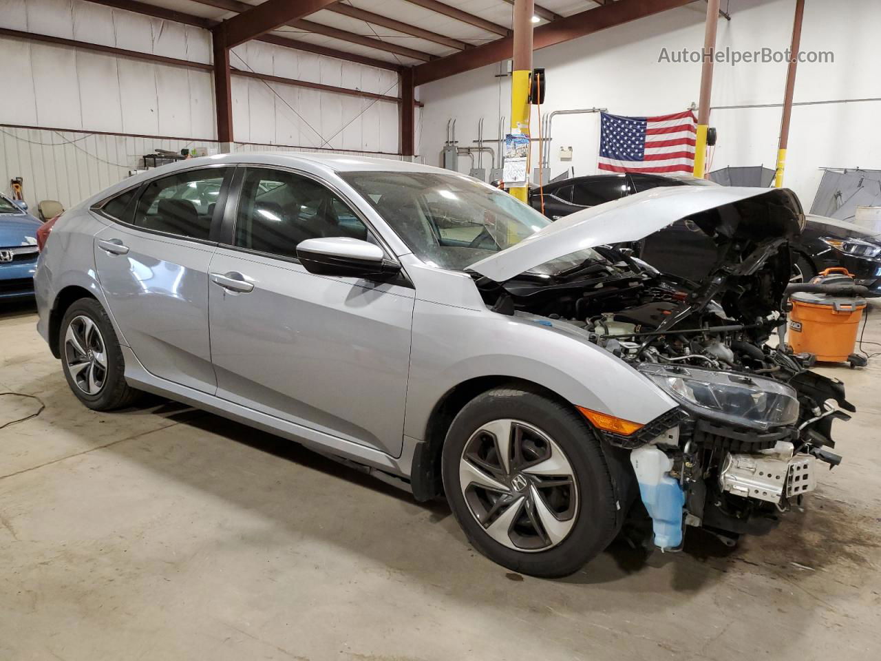 2020 Honda Civic Lx Silver vin: 2HGFC2F66LH502649