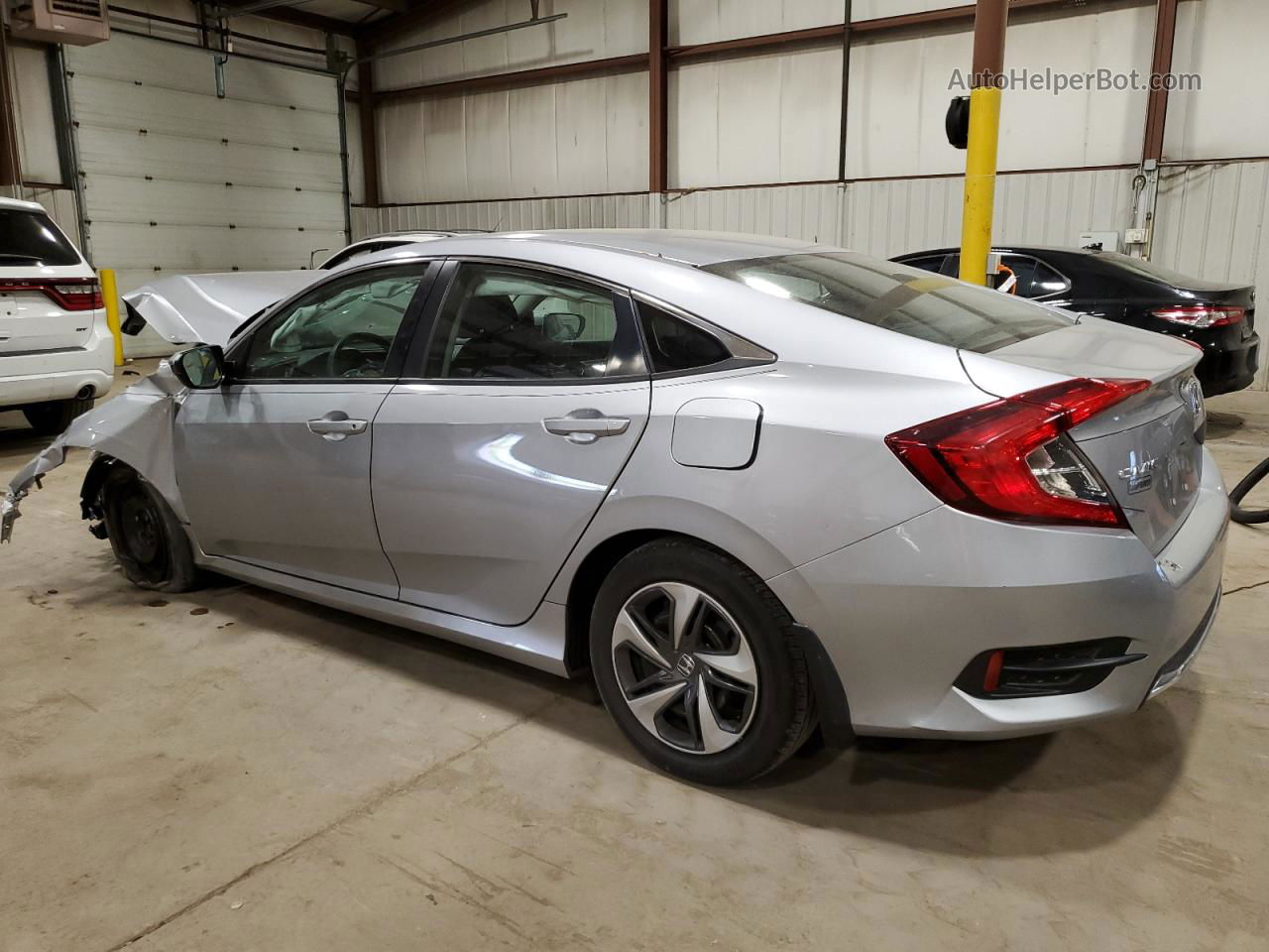 2020 Honda Civic Lx Silver vin: 2HGFC2F66LH502649