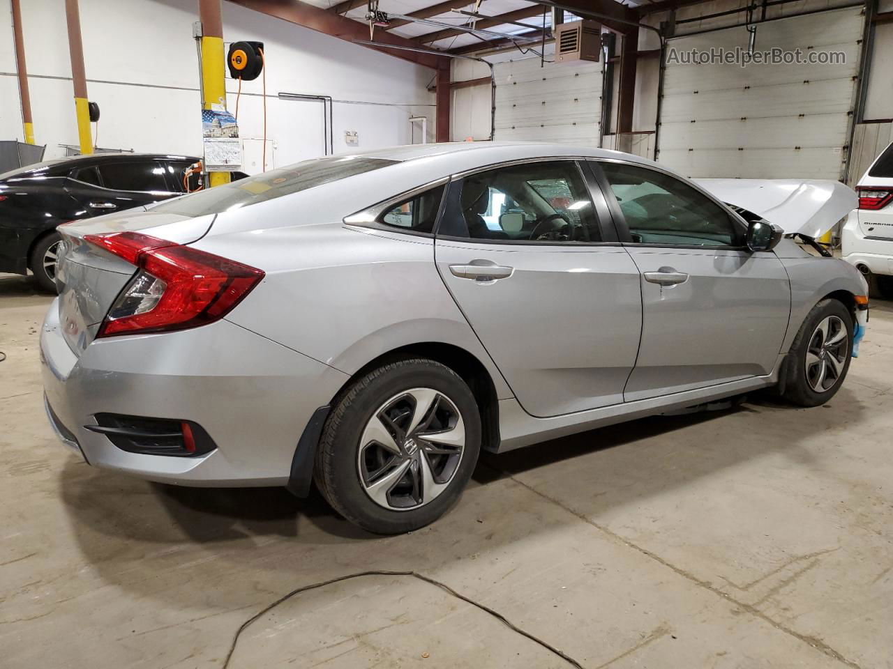 2020 Honda Civic Lx Silver vin: 2HGFC2F66LH502649