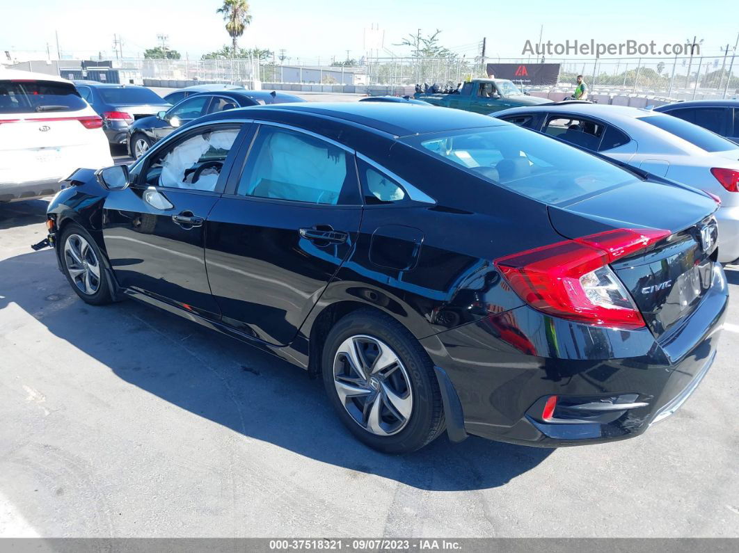 2020 Honda Civic Lx Black vin: 2HGFC2F66LH536431