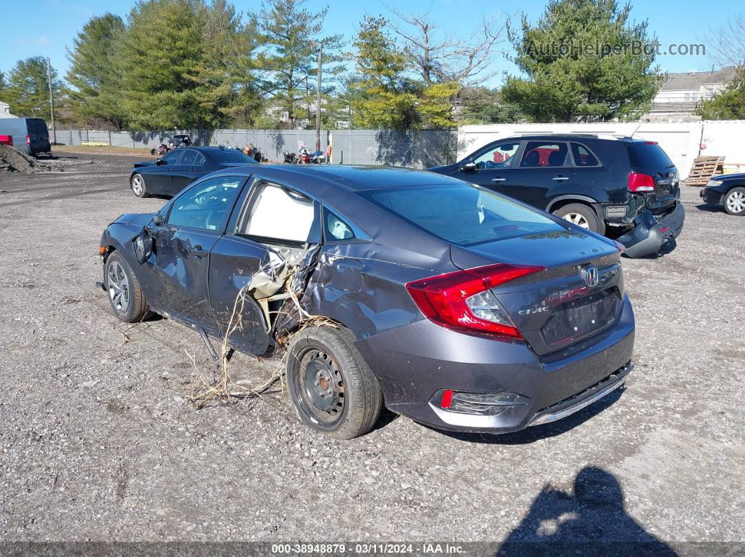 2020 Honda Civic Lx Gray vin: 2HGFC2F66LH548935