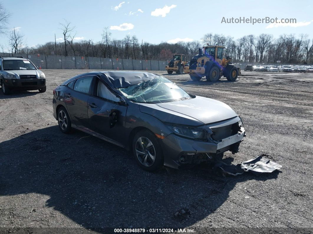 2020 Honda Civic Lx Gray vin: 2HGFC2F66LH548935