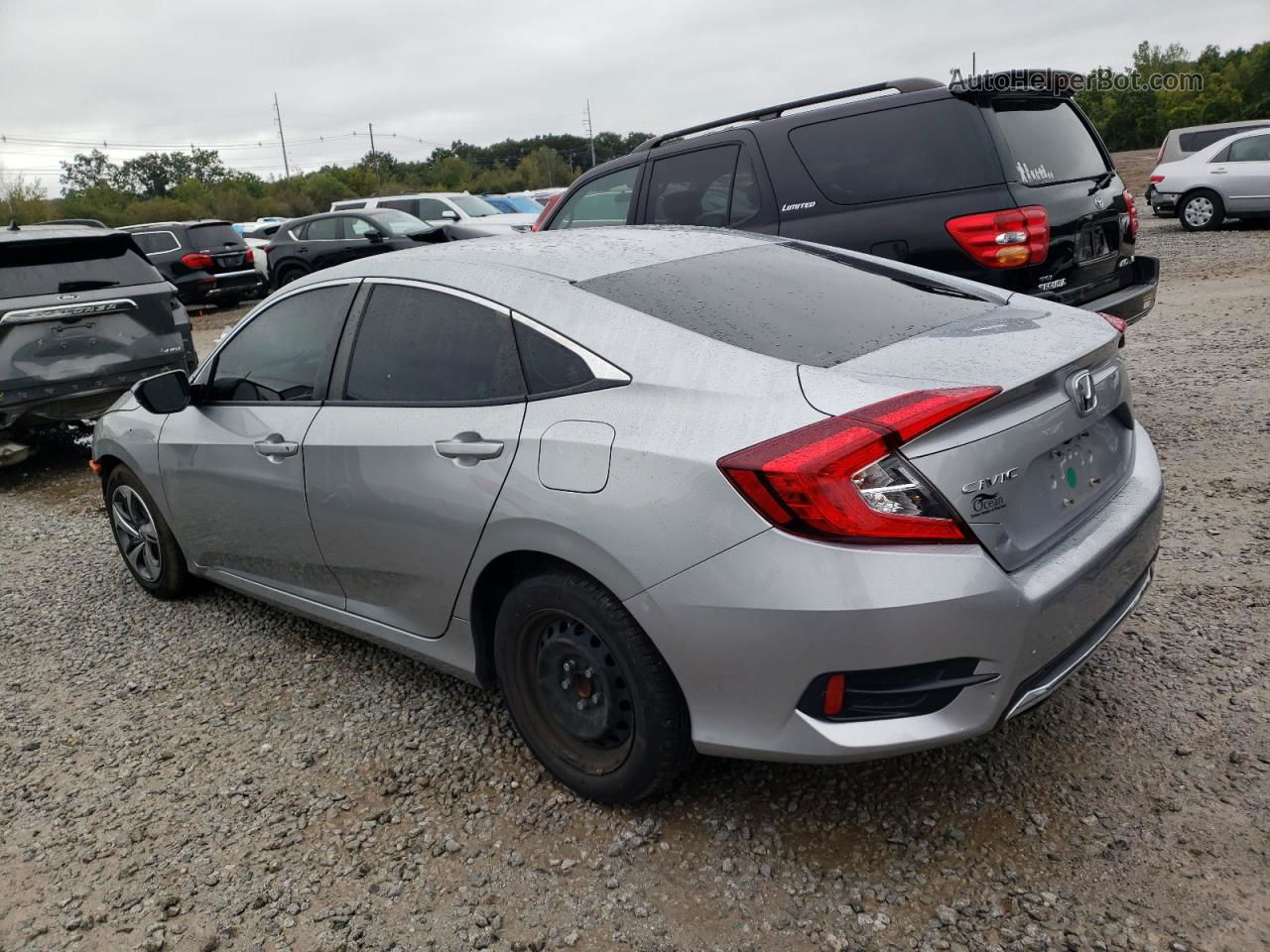 2020 Honda Civic Lx Silver vin: 2HGFC2F66LH558199