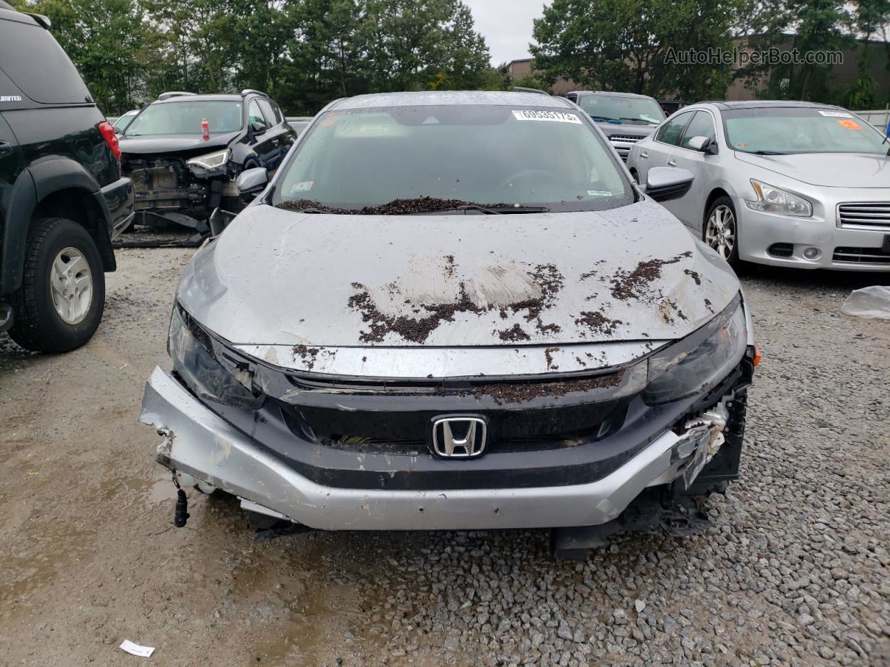 2020 Honda Civic Lx Silver vin: 2HGFC2F66LH558199