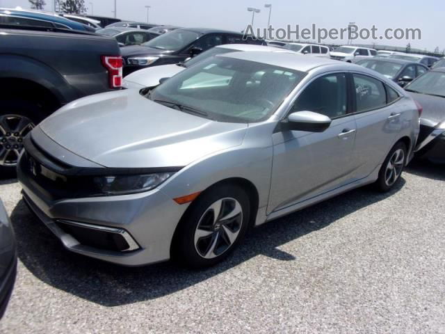 2020 Honda Civic Sedan Lx Silver vin: 2HGFC2F66LH591851