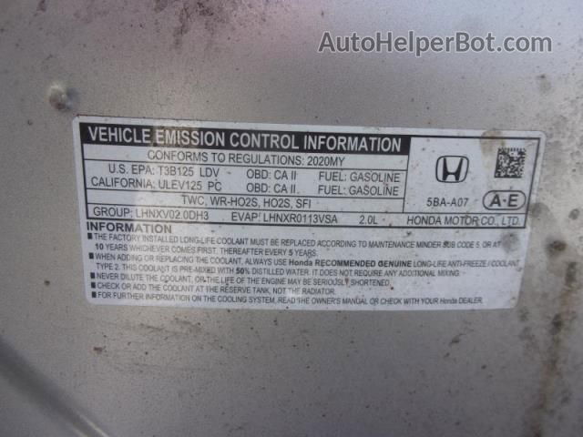 2020 Honda Civic Sedan Lx Silver vin: 2HGFC2F66LH591851