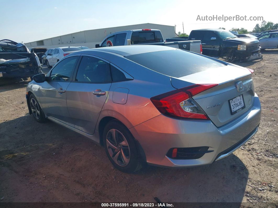 2020 Honda Civic Lx  Silver vin: 2HGFC2F66LH597973