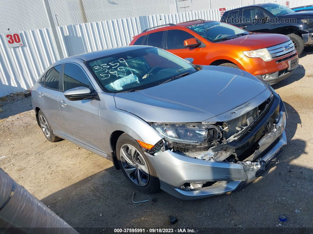 2020 Honda Civic Lx  Silver vin: 2HGFC2F66LH597973