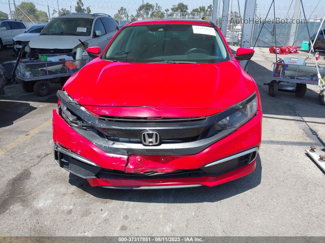 2019 Honda Civic Sedan Lx Red vin: 2HGFC2F67KH501881