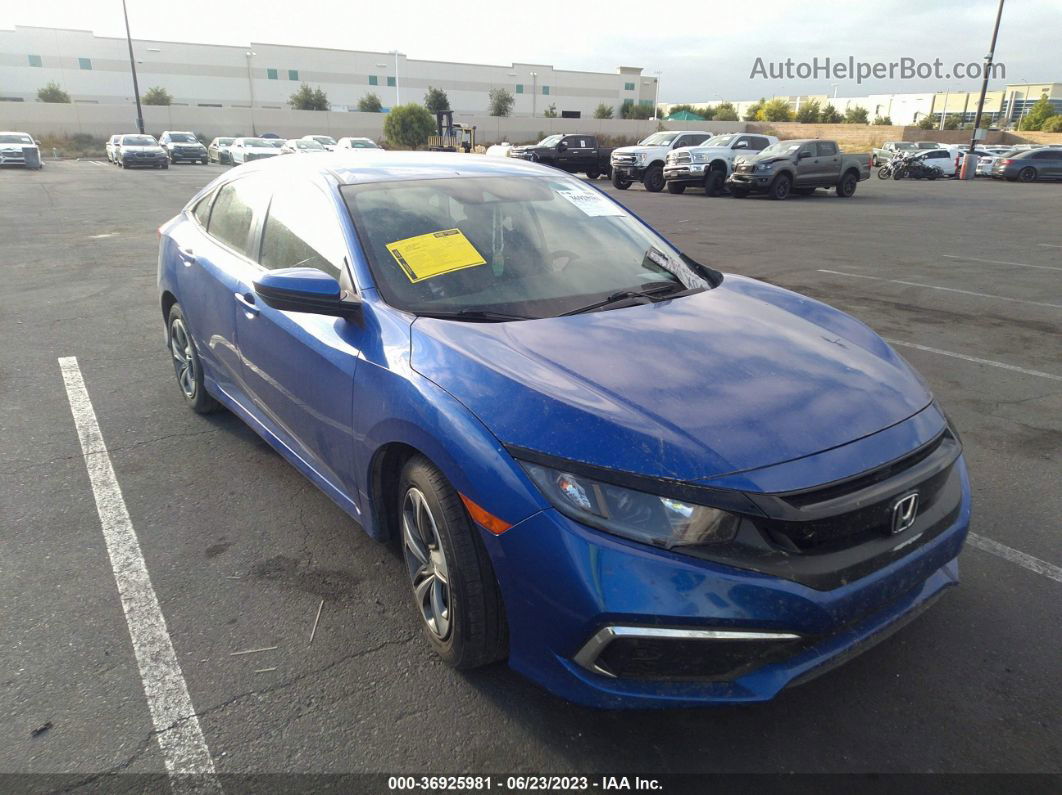 2019 Honda Civic Sedan Lx Синий vin: 2HGFC2F67KH534864