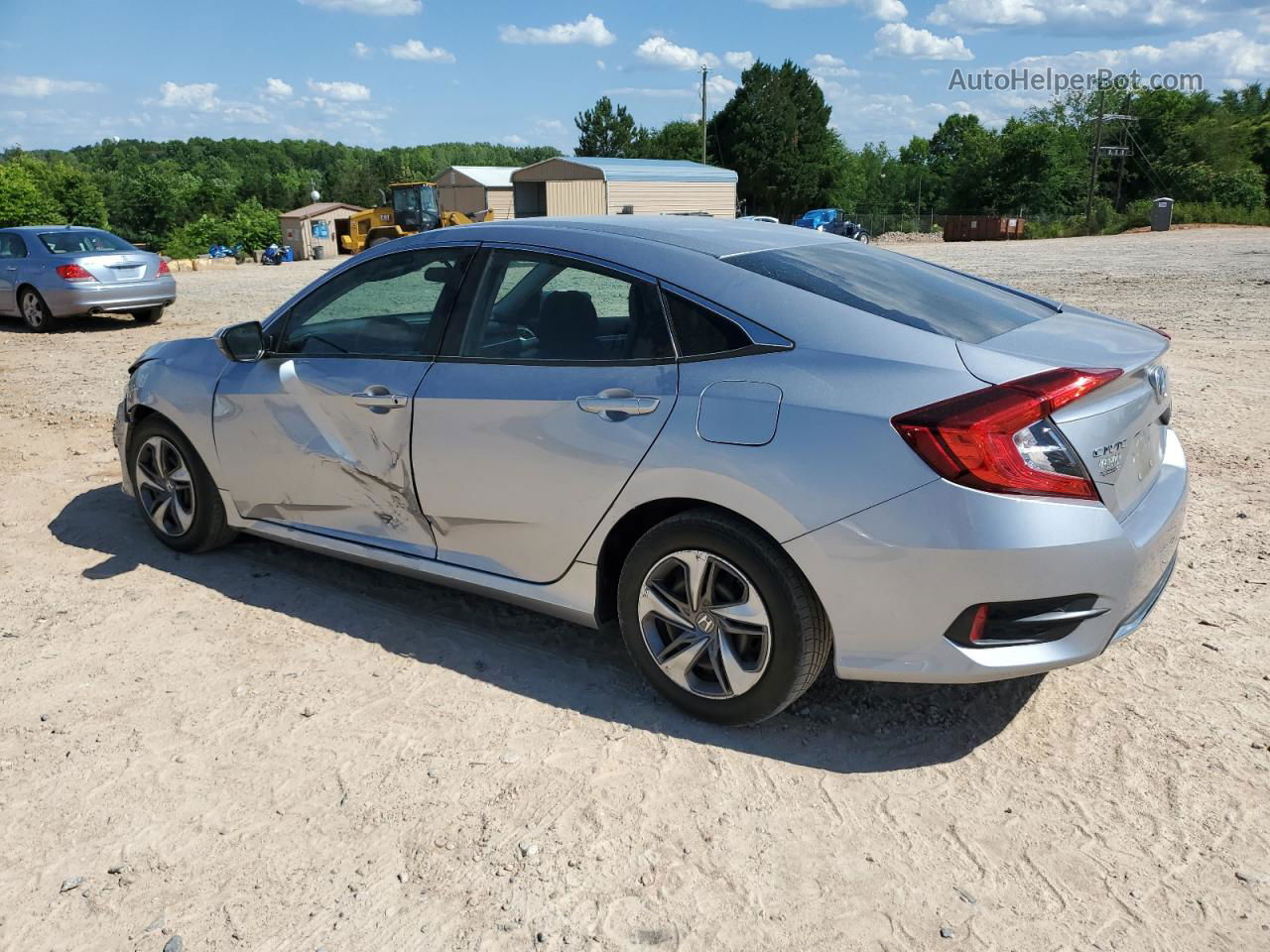 2019 Honda Civic Lx Серебряный vin: 2HGFC2F67KH571977