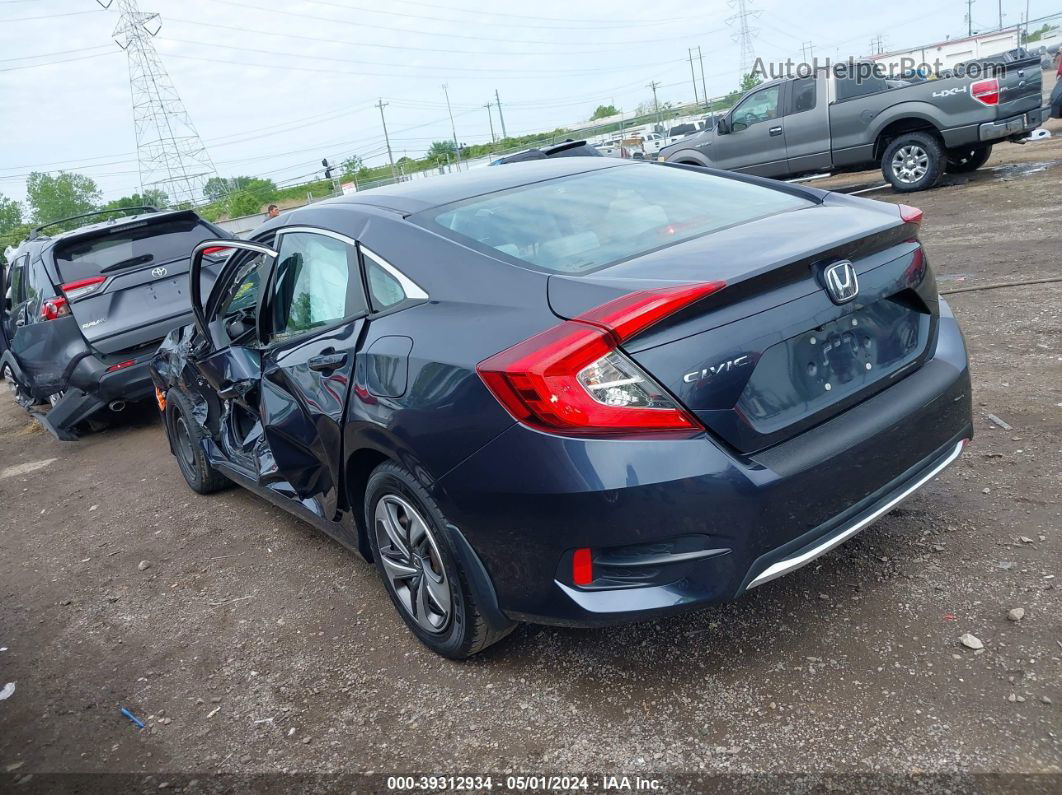 2019 Honda Civic Lx Серый vin: 2HGFC2F67KH578363