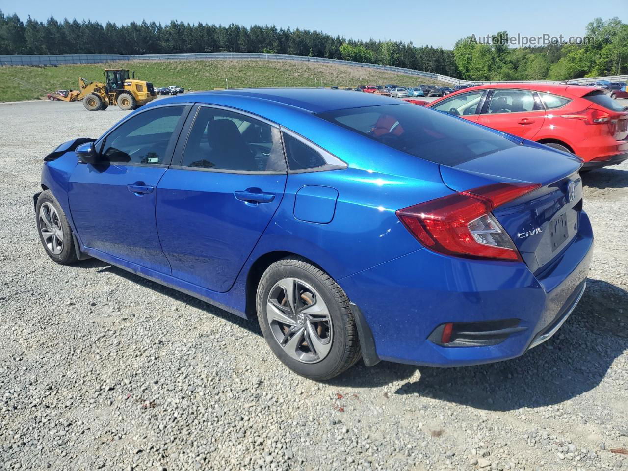 2020 Honda Civic Lx Blue vin: 2HGFC2F67LH519282