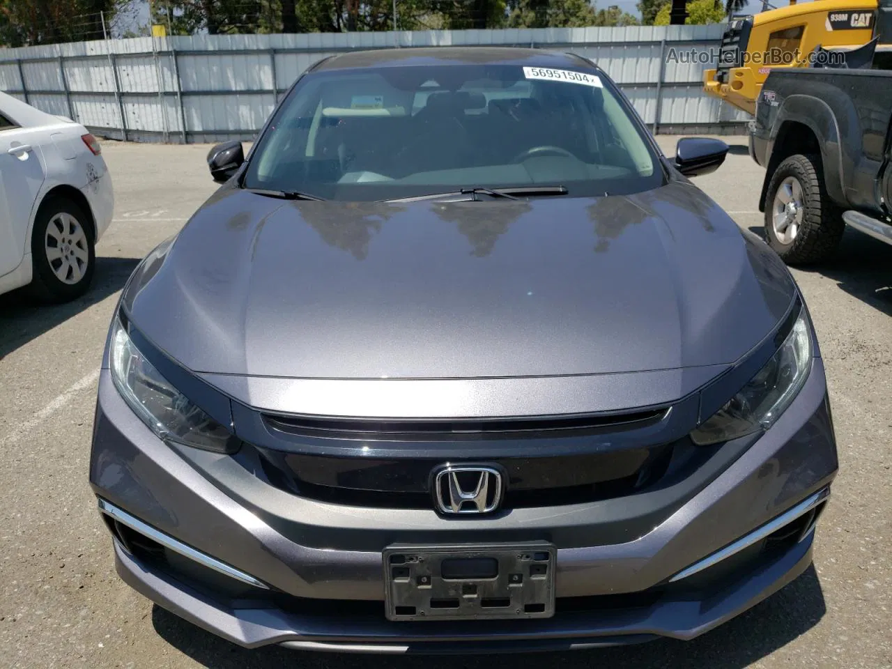 2020 Honda Civic Lx Gray vin: 2HGFC2F67LH534431