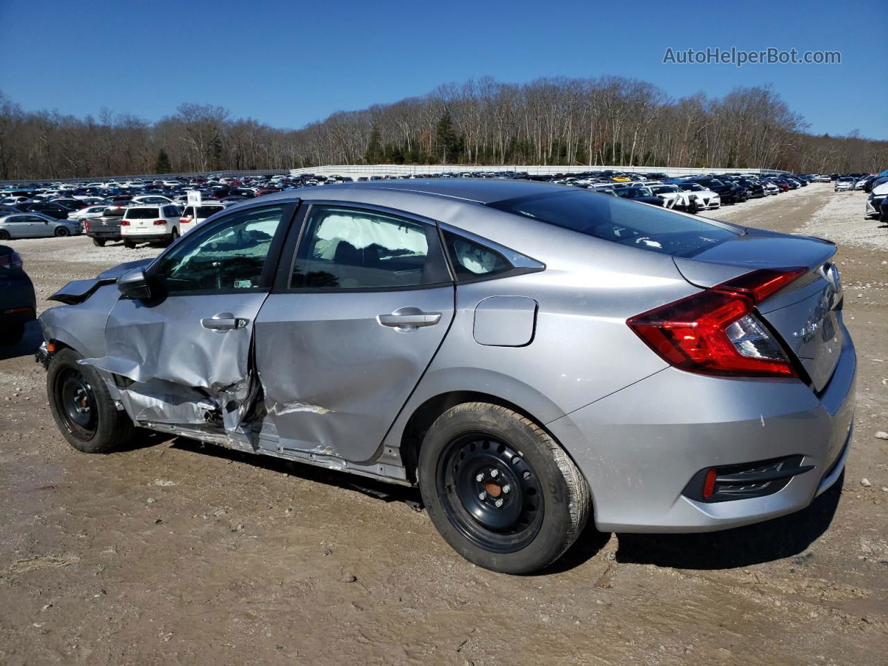 2020 Honda Civic Lx Silver vin: 2HGFC2F67LH539144