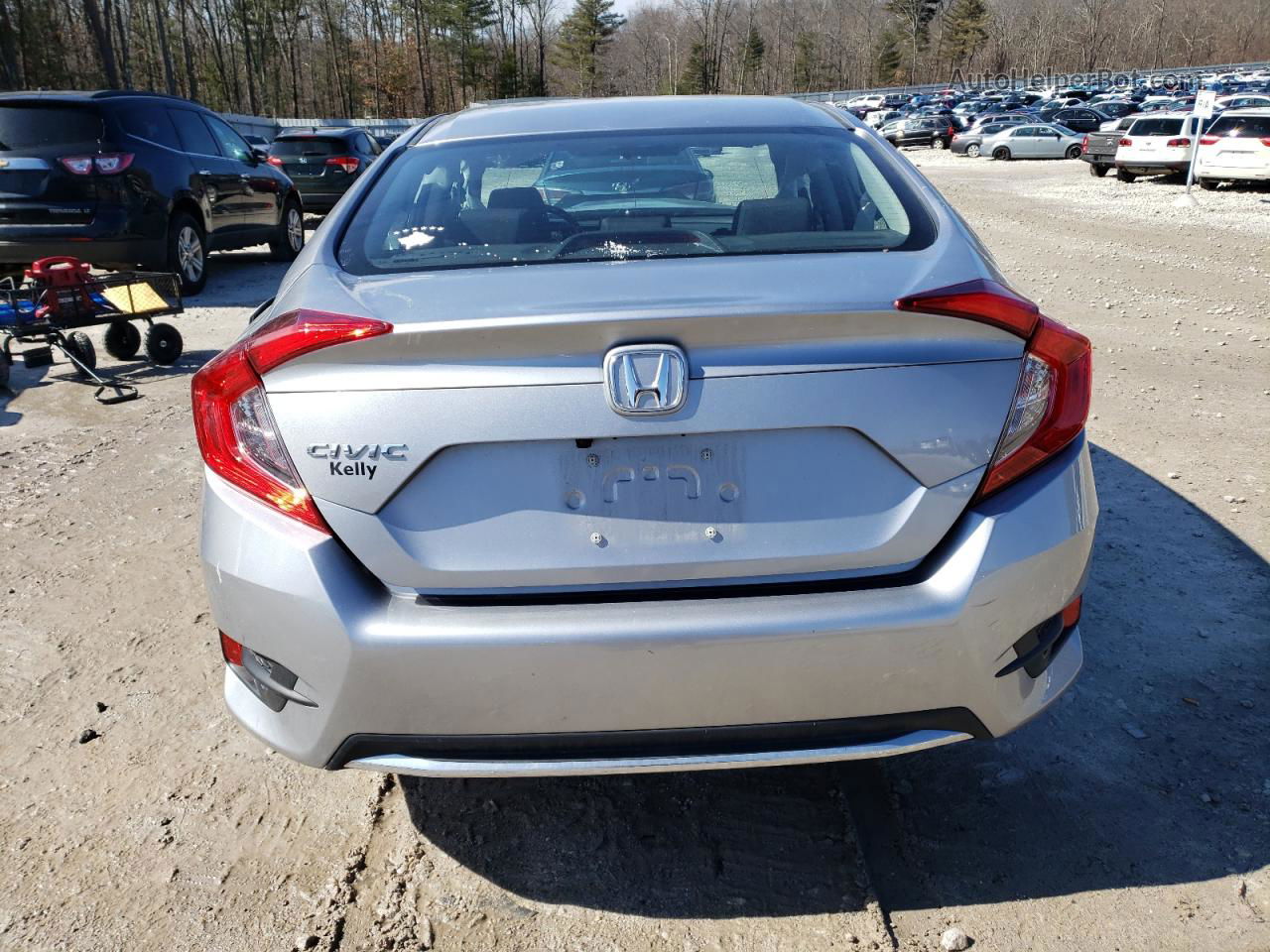 2020 Honda Civic Lx Silver vin: 2HGFC2F67LH539144