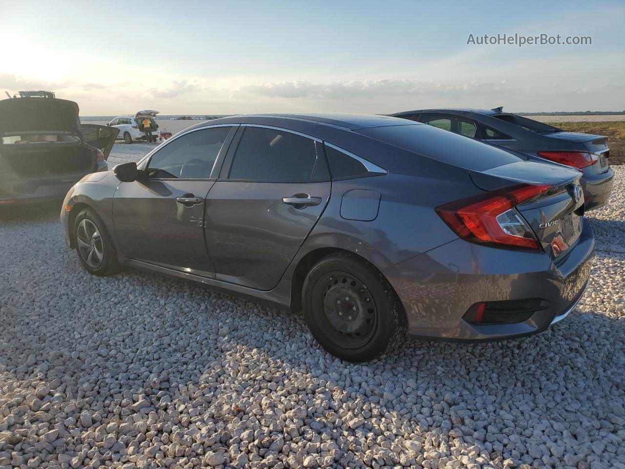 2020 Honda Civic Lx Gray vin: 2HGFC2F67LH551584