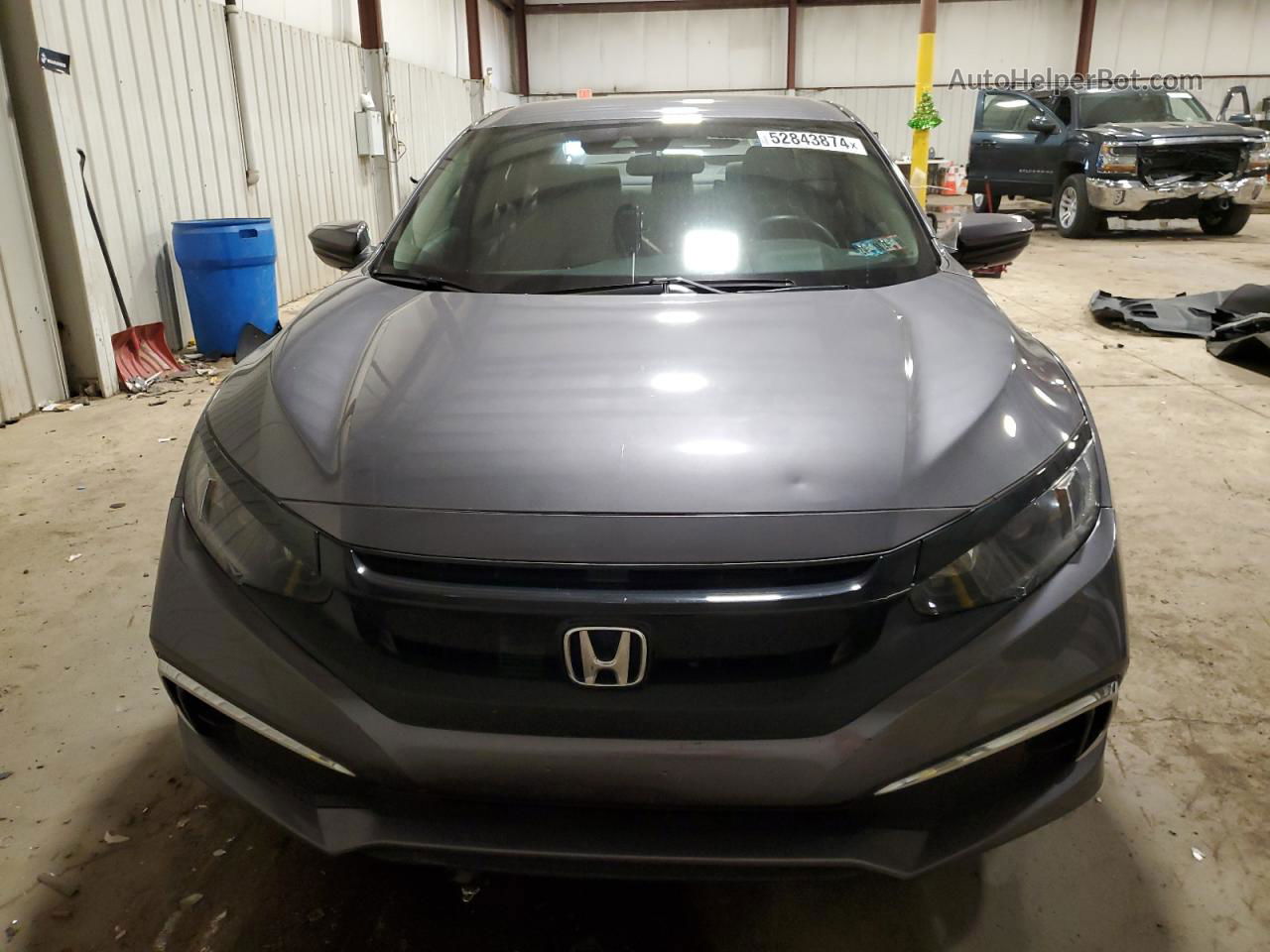 2020 Honda Civic Lx Gray vin: 2HGFC2F67LH552850