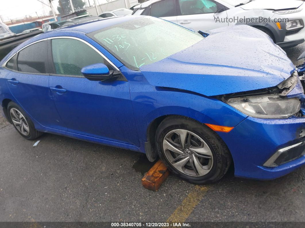 2020 Honda Civic Lx Blue vin: 2HGFC2F67LH558874