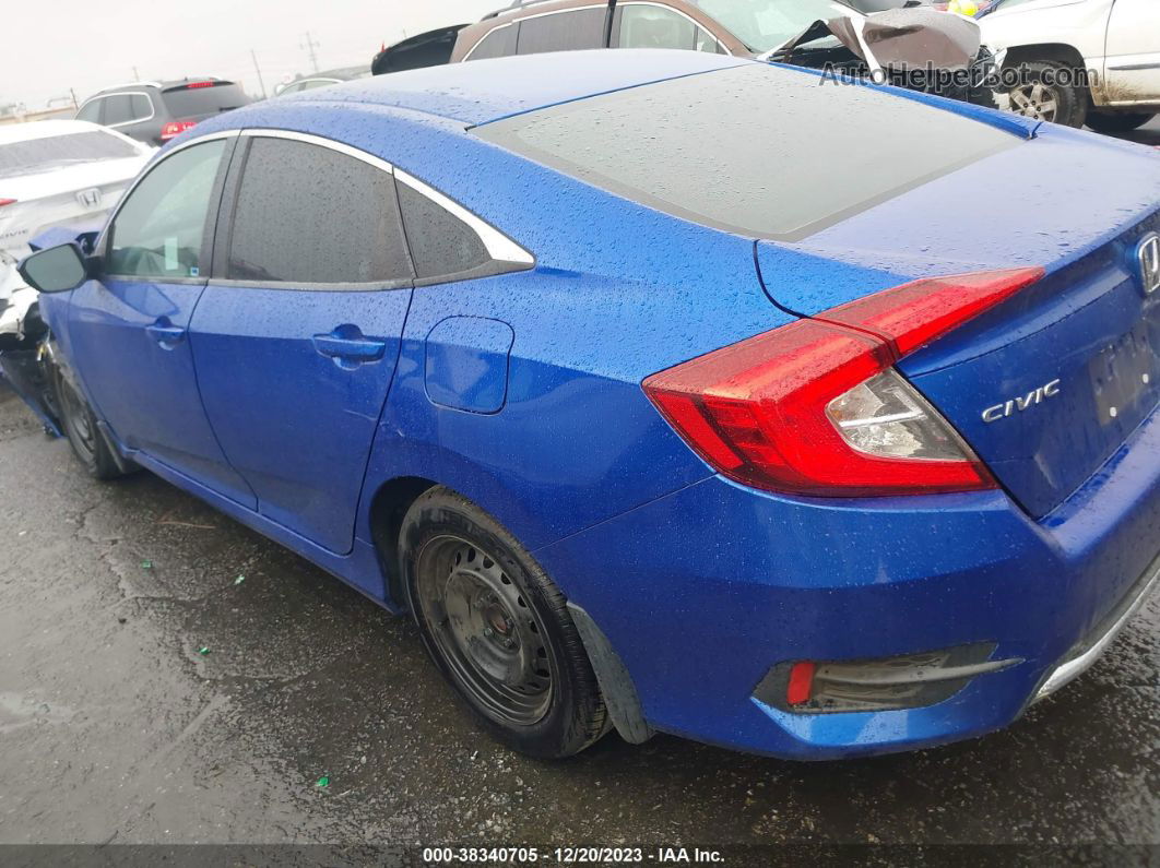 2020 Honda Civic Lx Blue vin: 2HGFC2F67LH558874