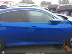 2020 Honda Civic Lx Blue vin: 2HGFC2F67LH558874