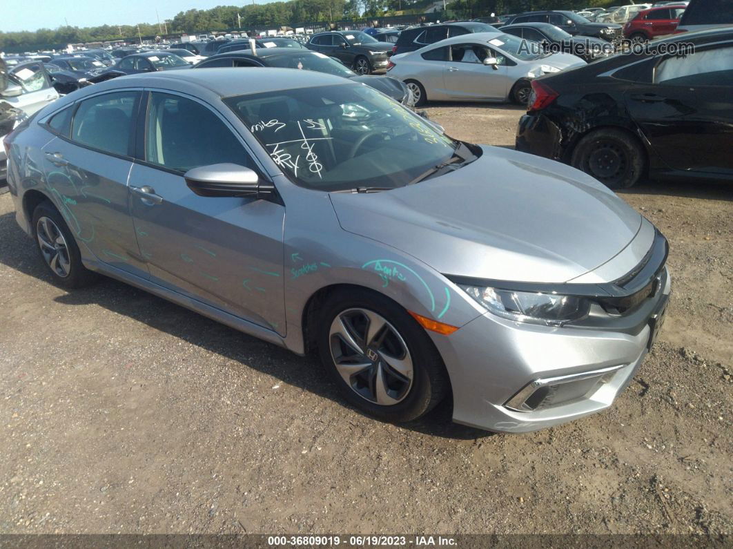 2020 Honda Civic Sedan Lx Silver vin: 2HGFC2F67LH585119