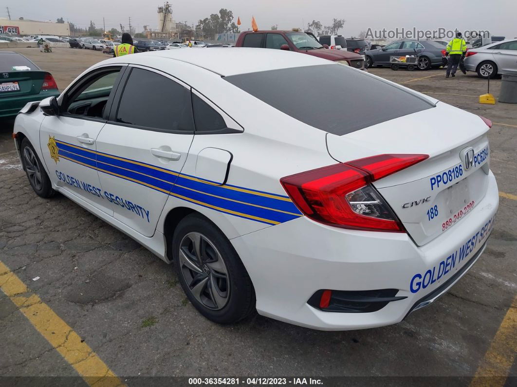 2019 Honda Civic Sedan Lx White vin: 2HGFC2F68KH517345