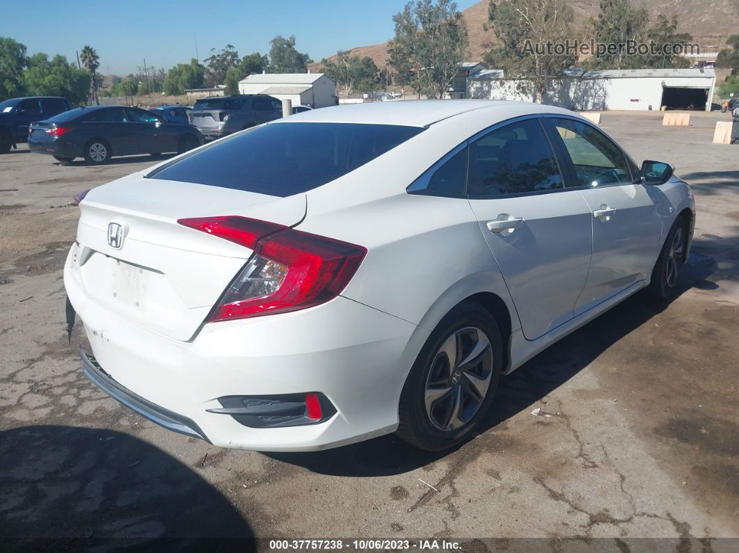 2019 Honda Civic Sedan Lx White vin: 2HGFC2F68KH532010