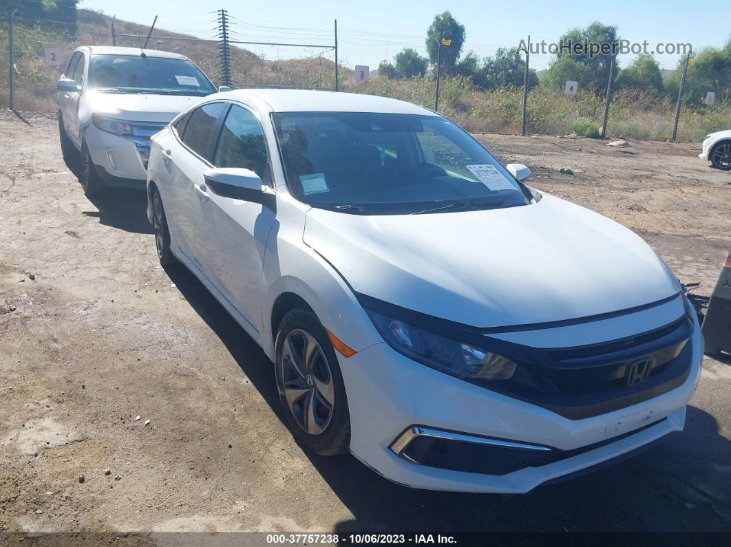 2019 Honda Civic Sedan Lx White vin: 2HGFC2F68KH532010