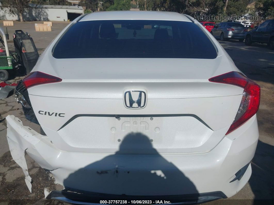 2019 Honda Civic Sedan Lx White vin: 2HGFC2F68KH532010