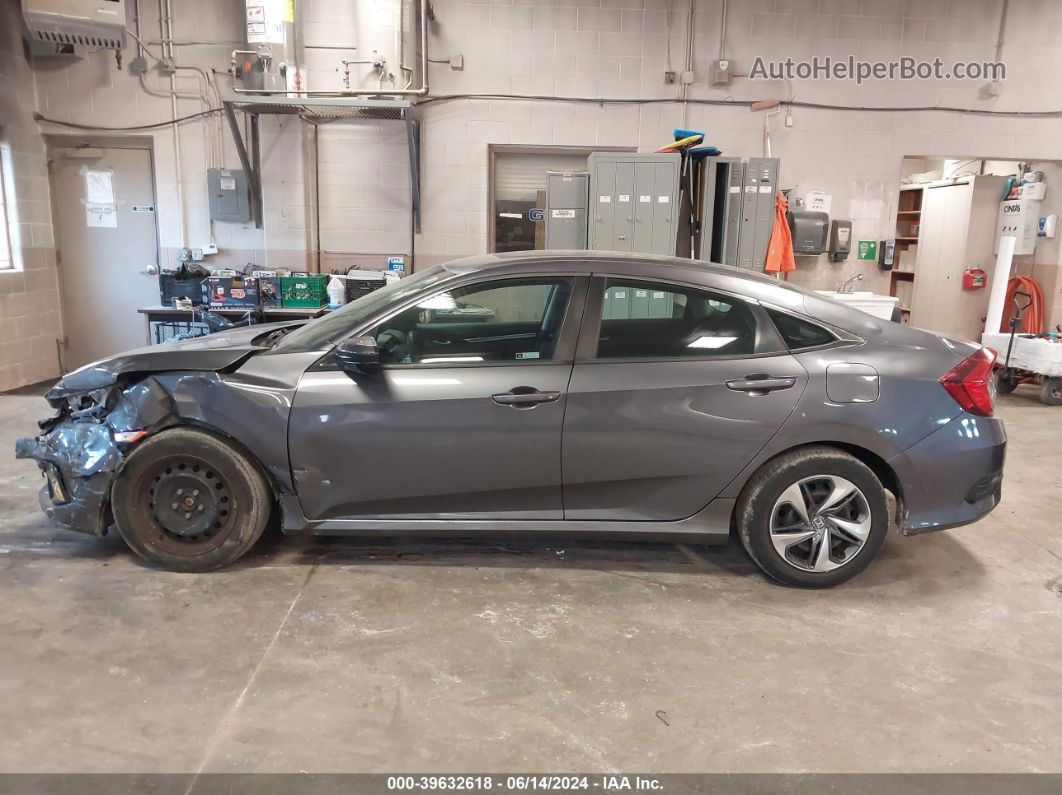 2019 Honda Civic Lx Gray vin: 2HGFC2F68KH544996