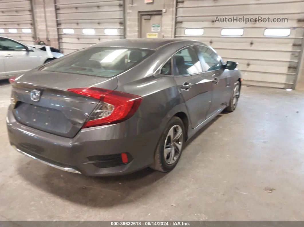 2019 Honda Civic Lx Gray vin: 2HGFC2F68KH544996