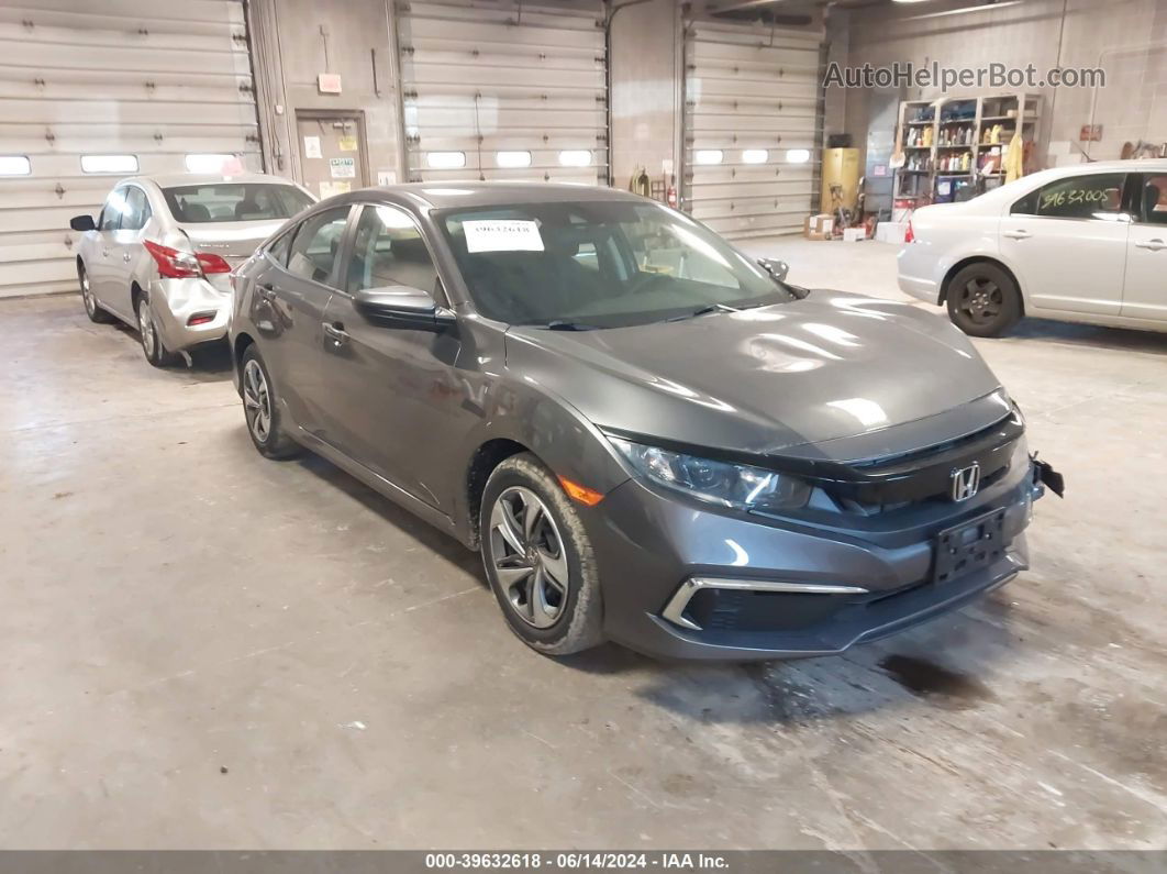 2019 Honda Civic Lx Серый vin: 2HGFC2F68KH544996